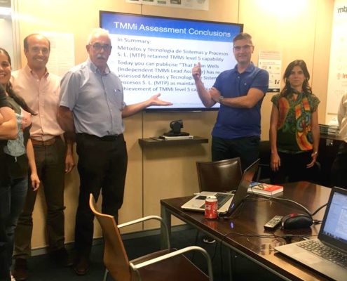 MTP ha vuelto a recertificarse en TMMi nivel 5